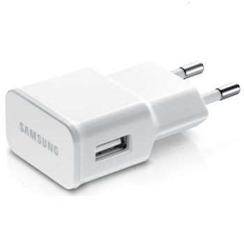 Зарядно устройство Samsung Charger EP-TA10EWE, от контакт към USB type A(ж), 5V-2.0A, бяло, (bulk) image