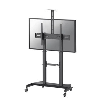 Стойка за телевизор Neomounts PLASMA-M1950E, за под, за екрани от 60" до 100", VESA 1000x600, до 100кг, мобилна, черна | JAR Computers Neomounts PLASMA-M1950E