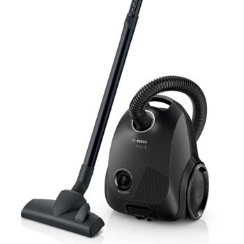 Прахосмукачка Bosch BGBS2LB1, с торба, 600W, 3.5 л. капацитет на торбата, микрофилтър, черна | JAR Computers Bosch BGBS2LB1