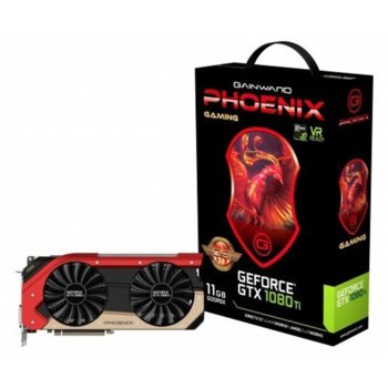 Видео карта nVidia GeForce GTX 1080 Ti, 11GB, Gainward Phoenix GS, PCI-E 3.0, GDDR5X, 352-bit, DisplayPort, HDMI, DVI | JAR Computers Gainward GeForce GTX 1080 Ti Phoenix GS