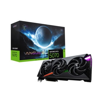 Видео карта Nvidia GF RTX 5070, 12GB, MSI Vanguard SOC, PCI-E 5.0, GDDR7, 192-bit, DisplayPort, HDMI | JAR Computers MSI GF RTX 5070 Vanguard SOC