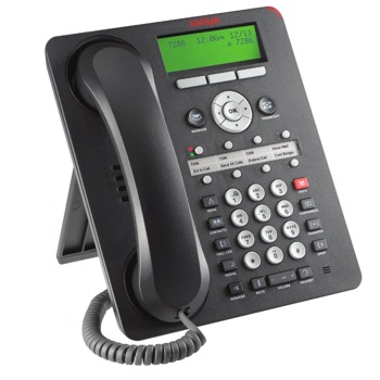 VoIP Телефон, Avaya AVA1608, 3.5" LCD дисплей, 3 линии, 24 програмируеми бутона, 2x 10/100 Mbps RJ45, черен | JAR Computers Avaya AVA1608