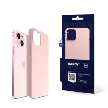3MK Hardy Case for iPhone 15 Plus Pink