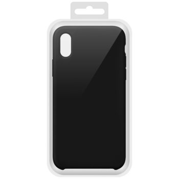 Силиконов гръб Apple iPhone XS Черен Soft touch