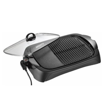 Скара Grento GL3420, 2000 W, терморегулатор, капак от стъкло с дръжка, незалепващо покритие | JAR Computers Grento GL3420