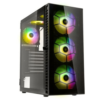 Кутия Kolink Observatory HF ARGB TG, ATX/mATX/mini-ITX, 1x USB 3.0, с прозорец, черна, без захранване | JAR Computers Кутия Kolink Observatory HF ARGB TG GEKL-129