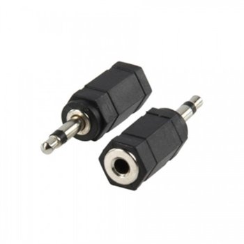 Преходник 3.5mm жак(м) към 2.5mm жак(ж) | JAR Computers Жак накрайник 3,5M към 2,5 F - 17130