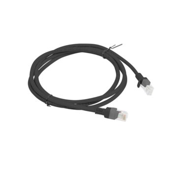 Пач кабел Lanberg PCU5-10CC-0150-BK, U/UTP, cat.5е, 1.5м, черен | JAR Computers Lanberg patch cord CAT.5E 1.5m, black