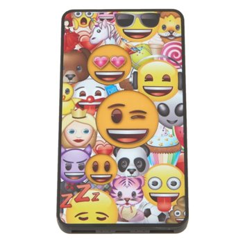 Външна батерия/power bank/ Mojipower Emoji, 4000 mAh, 5V/2A, различни цветове, USB Type A, USB Type C | JAR Computers Външна батерия Mojipower Emoji 4000 mAh