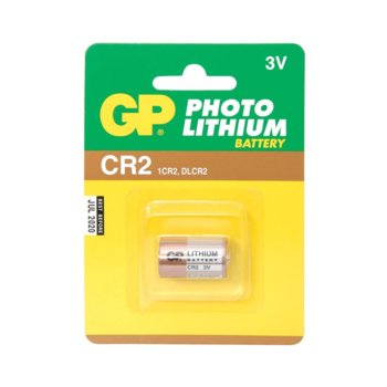 Батерия литиева GP Photo CR2, 3V, 1 бр. | JAR Computers Батерия литиева GP Photo CR2, 3V, 1 бр.