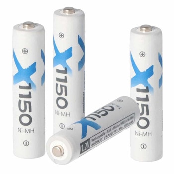 Акумулаторни батерии XCell 39437, AAA, 1.2V, 1050mAh, NiMH, 4 бр. image