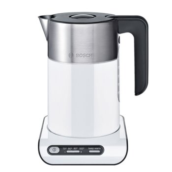 Електрическа кана Bosch TWK8611P, вместимост 1,5л., 2400 W, бяла | JAR Computers Bosch TWK8611P