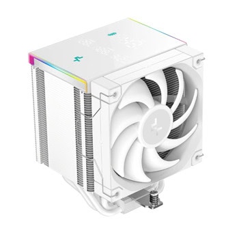 Охлаждане за процесор DeepCool AK500 DIGITAL PRO White, съвместимост със сокети Intel LGA1851/1700/1200/1151 & AMD AM5/AM4 | JAR Computers охлаждане deepcool ak500 digital pro white