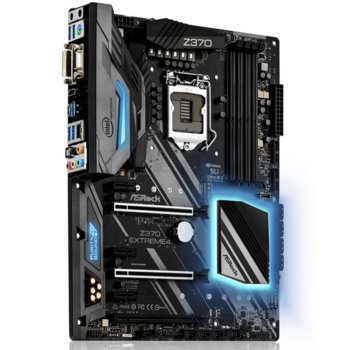 Дънна платка ASRock Z370 Extreme4, Z370, LGA1151, PCI-E (HDMI&DVI)(CFX&SLI), 8x SATA 6Gb/s, 2x Ultra M.2 Socket, 1x USB 3.1 (Gen2, Type-C), ATX | JAR Computers ASRock Z370 Extreme4