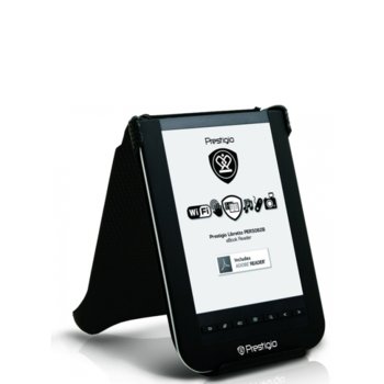 Електронна книга Prestigio Libretto PER5062B, 6" (15.24 cm) сензорен дисплей, WiFi, MP3 плеър, 2GB MicroSD + слот | JAR Computers Електронна книга Prestigio Libretto PER5062B