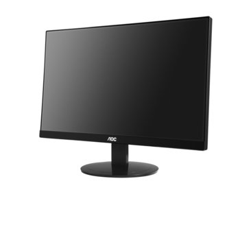 Монитор AOC I2480SX, 23.8"(60.45 см), IPS панел, FullHD, 5ms, 20000000:1, 250 cd/m2, DVI, VGA | JAR Computers Монитор AOC I2480SX