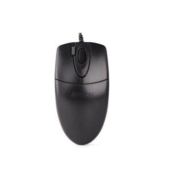 Мишка A4Tech OP-620DS, оптична (1000 dpi), USB, черна | JAR Computers A4Tech OP-620DS