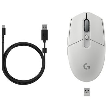 logitech g305 x superlight бяла