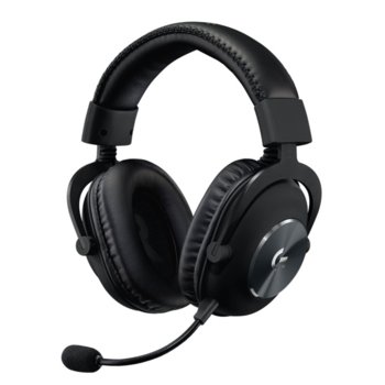 Слушалки Logitech Pro X Wireless Lightspeed, безжични, микрофон, гейминг, до 20 часа издръжливост на батерията, USB, черен | JAR Computers Pro X Pro Wireless Lightspeed