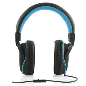 Слушалки, Modecom MC-880 Big One, микрофон, 1.2 м. кабел, сини | JAR Computers Modecom MC-880 Big One