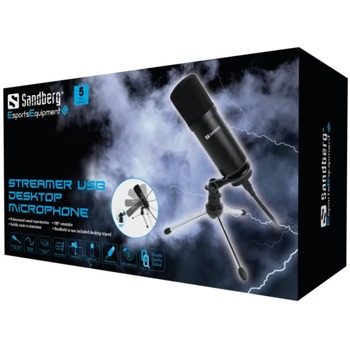 Sandberg Streamer USB Desk Microphone 126-09