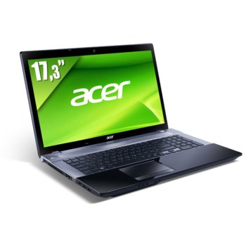 Лаптоп 17.3" (43.94 cm) ACER V3-771G-73634G75Caii, четириядрен Intel® Core™ i7 3630QM 2.4/3.4GHz, FULL HD LED Display & GeForce GT650M 2GB DDRR3 (HDMI), 4GB, 750GB, USB3.0, Linux, 3.2kg, 1г. | JAR Computers 17.3" (43.94 cm) ACER V3-771G-73634G75Caii