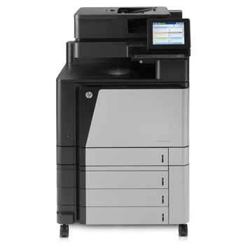 Мултифункционално лазерно устройство HP Color LaserJet Enterprise flow MFP M880z, принтер/скенер/копир/факс, 1200x1200 dpi, 45/45стр/мин., LAN 1000, USB, ADF, двустранен печат, A3 | JAR Computers HP Color LaserJet Enterprise flow MFP M880z