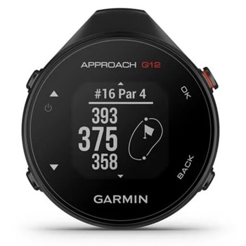 Смарт часовник Garmin Approach G12, 1.08" (2.74 cm) дисплей, за голф, Bluetooth Smart, до 30 часа време на работа, GPS, Garmin Golf приложение, IPX7 водоустойчив, предварително заредени 41000 игрища по целия свят, черен | JAR Computers Garmin Approach G12 010-02555-01