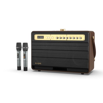 Тонколона W-King K6L, 2.1, 120W RMS, Bluetooth, 3.5mm жак, USB, Type-C, слот за SD карта, черна, време на работа до 6-8 часа | JAR Computers Тонколона W-King K6L Black