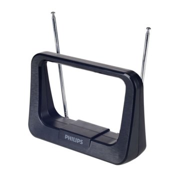 Цифрова антена Philips, усилвател 28 dB, HDTV/UHF/VHF/FM | JAR Computers Philips SDV1226