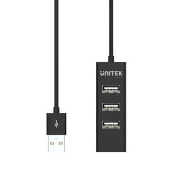 USB хъб Unitek Y-2140 черен