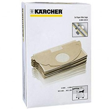 Торбички за прахосмукачка Karcher 6.904-322, за модели WD 2 и MV 2**, 5бр | JAR Computers Karcher 6.904-322 за WD 2 и MV 2 5бр