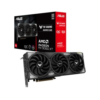 Видео карта AMD Radeon RX 9060 XT, 16GB, Asus TUF Gaming, OC, PCI-E 5.0, GDDR6, 128-bit, DisplayPort, HDMI | JAR Computers Asus Radeon RX 9060 XT 16GB TUF Gaming OC