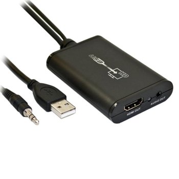 Конвертор USB към HDMI + Audio
