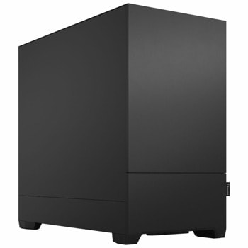 Кутия Fractal Design Pop Mini Silent Black Solid, mATX/mITX, 2x USB 3.0, черна, без захранване | JAR Computers Fractal Design Pop Mini Silent Black Solid