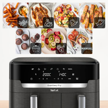 фритюрник с горещ въздух tefal ey942he0