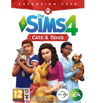 Игра The Sims 4 Cats and Dogs Expansion Pack, за PC | JAR Computers The Sims 4 Cats and Dogs Expansion Pack