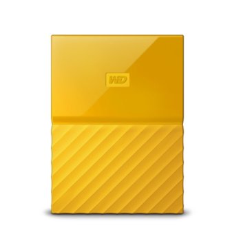 Твърд диск 3TB Western Digital MyPassport (жълт), външен, 2.5" (6.35 cm), USB 3.0 | JAR Computers 3TB MyPassport Yellow