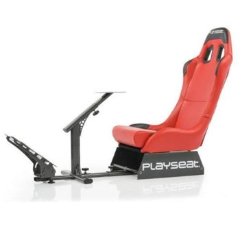 Геймърски стол Playseat Evolution Red Edition, кожен, червен image