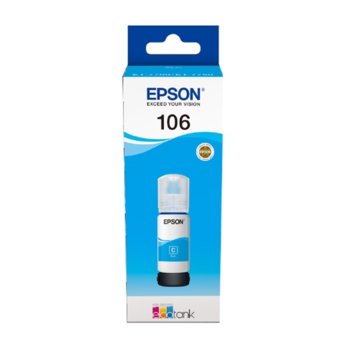 Epson 106 EcoTank Cyan ink bottle C13T00R240