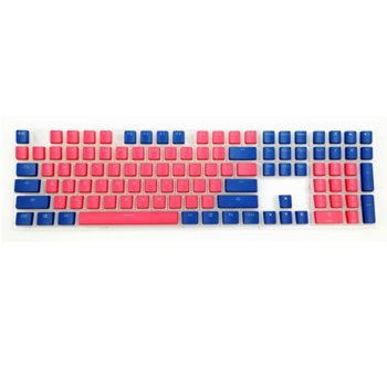 Капачки за механична клавиатура Ducky Pudding Red & Blue 108-Keycap Set PBT Double-Shot US Layout image