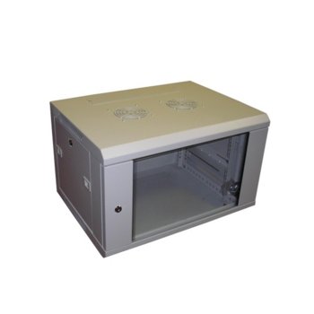 19 Wall Mount Rack 6U 600x450