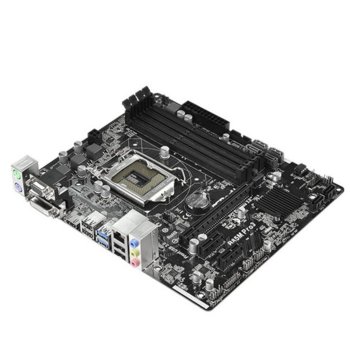 Дънна платка ASRrock B85M Pro3, B85, LGA1150, DDR3, PCI-E (HDMI&DVI&VGA), 4x SATA 6Gb/s, 2x USB 3.0, micro ATX | JAR Computers ASRrock B85M Pro3