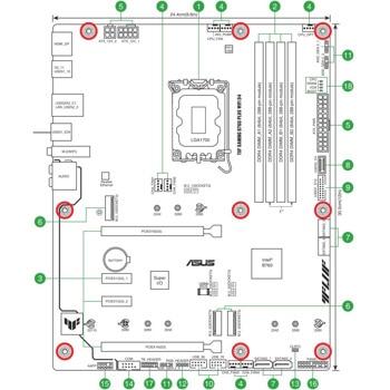 Asus B760-PLUS LGA1700 DDR4 90MB1DF0-M0EAY0