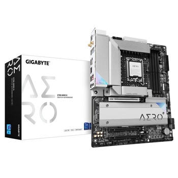 Дънна платка Gigabyte Z790 AERO G, Z790, LGA1700, DDR5, PCI-E 5.0, (DP&HDMI), 4x SATA 6Gb/s, 5x M.2, 2x USB 3.2 Gen 2 Type-A, Wi-Fi 6, Bluetooth v5.3, ATX | JAR Computers Gigabyte Z790 AERO G LGA1700 DDR5