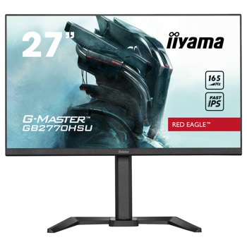 Монитор IIYAMA GB2770HSU-B5, 27" (68.58 cm) IPS панел, 165Hz, Full HD, 0.8ms, 80 000 000:1, 250 cd/m2, DisplayPort, HDMI, USB | JAR Computers IIYAMA GB2770HSU-B5
