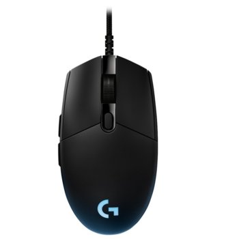 Мишка Logitech G Pro, оптична (12000dpi), пpoгpaмиpyeми бутони, черна | JAR Computers Logitech G Pro (910-004855)