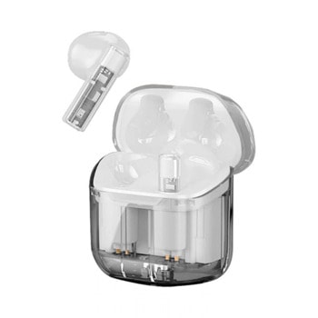 Слушалки WiWu Ghost, безжични, микрофон, Bluetooth, до 3.5 часа време на работа, бели | JAR Computers Слушалки WiWu Ghost 20730
