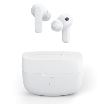 Слушалки Urbanista Atlanta, безжични, Bluetooth, микрофон, 10mm мембрани, безжично зареждане на кутията, IPX4 водоустойчивост, хибридно шумопотискане, до 8 часа време на работа, бели | JAR Computers Urbanista Atlanta White ATLANTAWT