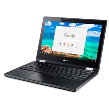Лаптоп Acer C738T Chromebook (NX.G55EH.004), четири-ядрен Intel Celeron N3150 1.6/2.08GHz, 11.6" (29.46 cm) сензорен мулти-тъч IPS HD LED Display (HDMI), 4GB, 32GB eMMC, USB 3.0, Chrome OS, 1.25kg | JAR Computers 11.6 Acer C738T Chromebook NX.G55EH.004